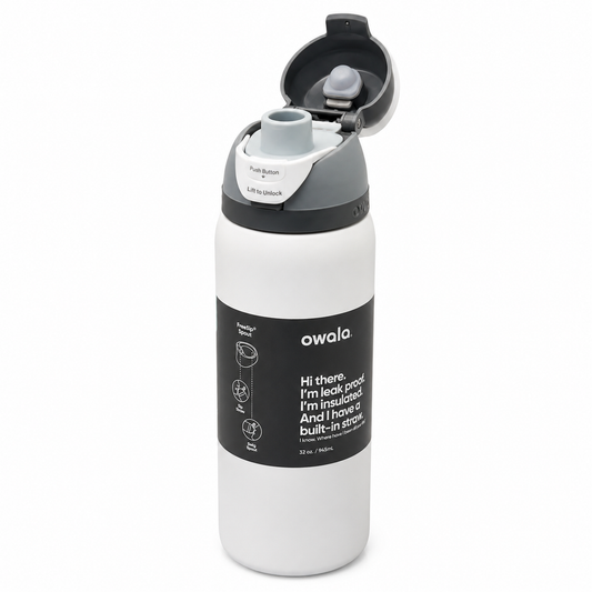 OWALA – Insulated Stainless Steel Water Bottle with Straw | BPA-Free & Leak-Proof for Sports & Outdoor Adventures