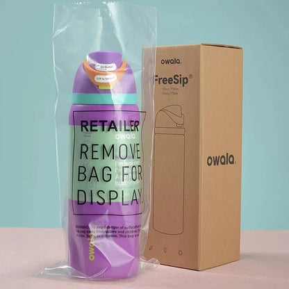 OWALA – Insulated Stainless Steel Water Bottle with Straw | BPA-Free & Leak-Proof for Sports & Outdoor Adventures