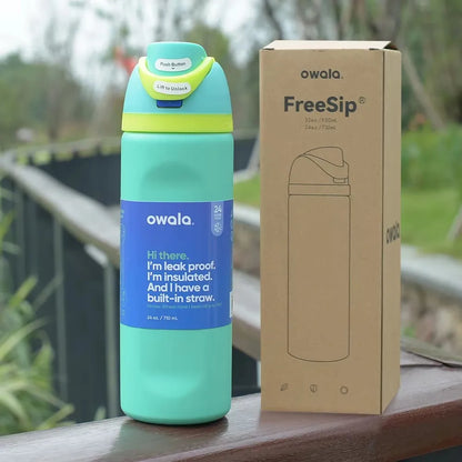 OWALA – Insulated Stainless Steel Water Bottle with Straw | BPA-Free & Leak-Proof for Sports & Outdoor Adventures